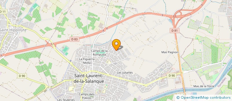 localisation de l'entreprise MONSIEUR PHILIPPE BONILLO  SAINT-LAURENT-DE-LA-SALANQUE