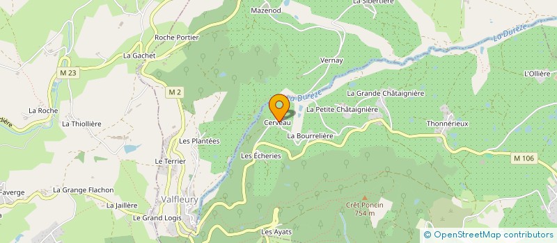 localisation de l'entreprise MONSIEUR PHILIPPE BONJOUR  CELLIEU