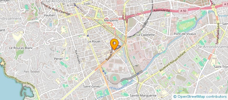 localisation de l'entreprise MONSIEUR PHILIPPE BONNAZ  MARSEILLE