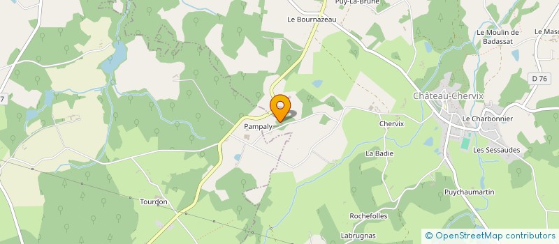 localisation de l'entreprise MONSIEUR PHILIPPE BONNEAU à CHATEAU-CHERVIX