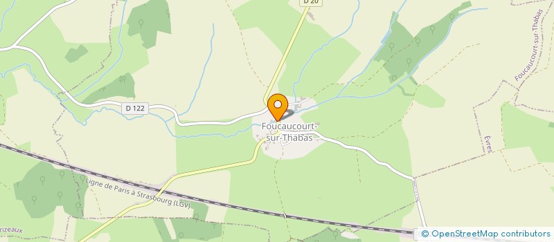 localisation de l'entreprise MONSIEUR PHILIPPE BONNELL à FOUCAUCOURT-SUR-THABAS
