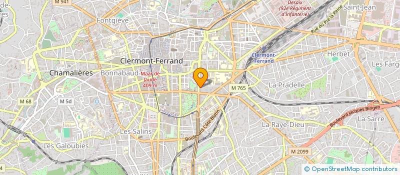 localisation de l'entreprise MONSIEUR PHILIPPE BONNET à CLERMONT-FERRAND