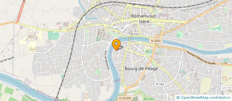 localisation de l'entreprise MONSIEUR PHILIPPE BONNET à BOURG-DE-PEAGE