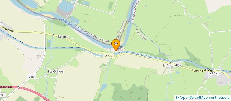 localisation de l'entreprise MONSIEUR PHILIPPE BONNET  SALIGNY-SUR-ROUDON