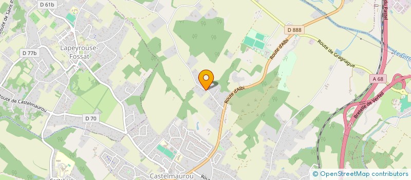localisation de l'entreprise MONSIEUR PHILIPPE BONNET  CASTELMAUROU
