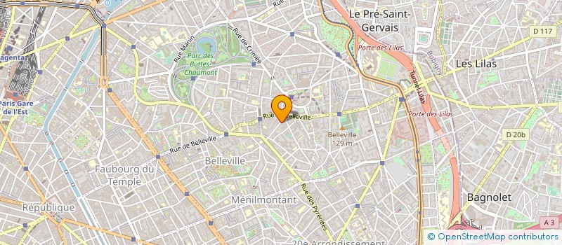 localisation de l'entreprise MONSIEUR PHILIPPE BONNET  PARIS