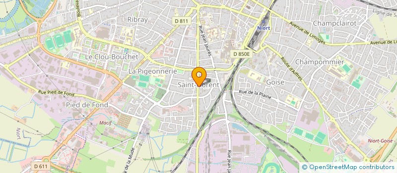 localisation de l'entreprise MONSIEUR PHILIPPE BONNET  NIORT