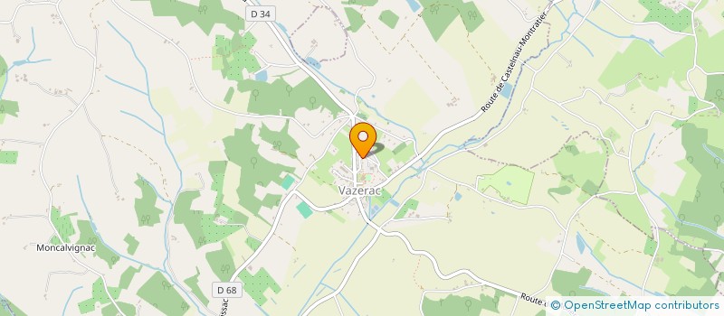 localisation de l'entreprise MONSIEUR PHILIPPE BONNET  VAZERAC