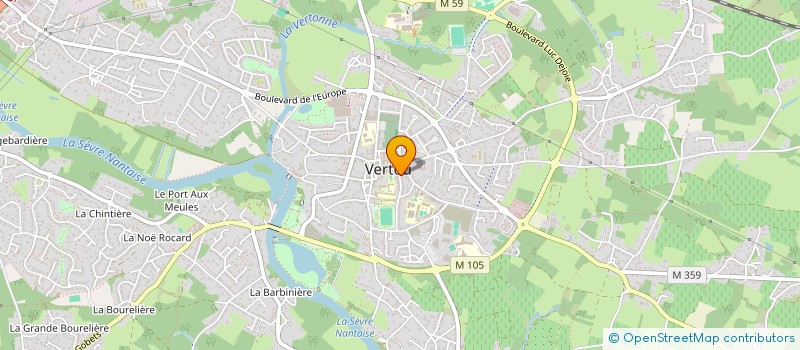 localisation de l'entreprise MONSIEUR PHILIPPE BONNET à VERTOU