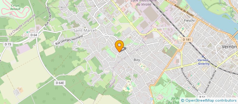 localisation de l'entreprise MONSIEUR PHILIPPE BONNEVILLE  SAINT-MARCEL