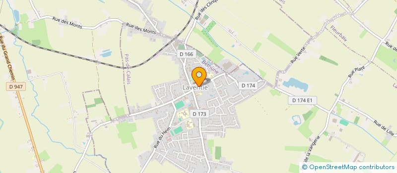 localisation de l'entreprise MONSIEUR PHILIPPE BONTE  LAVENTIE