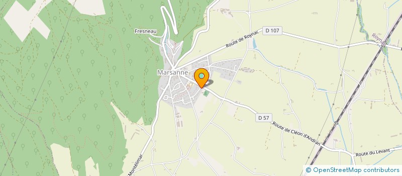 localisation de l'entreprise MONSIEUR PHILIPPE BONTEMPI  MARSANNE