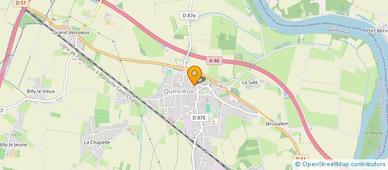 localisation de l'entreprise MONSIEUR PHILIPPE BONVALOT-NOIROT  QUINCIEUX