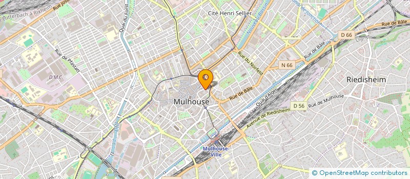 localisation de l'entreprise MONSIEUR PHILIPPE BORDARIER à MULHOUSE