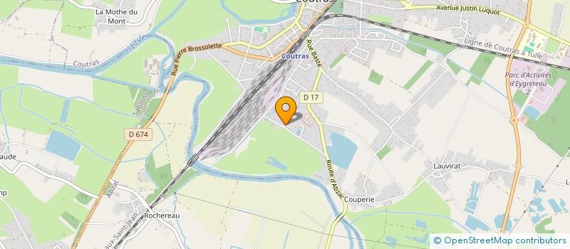 localisation de l'entreprise MONSIEUR PHILIPPE BORDAT  COUTRAS