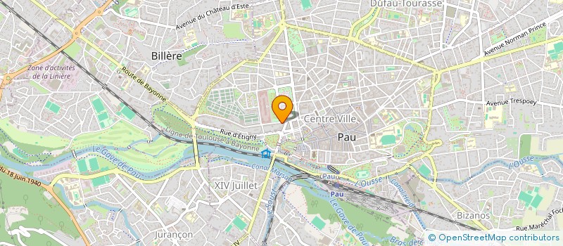 localisation de l'entreprise MONSIEUR PHILIPPE BORDENAVE à PAU