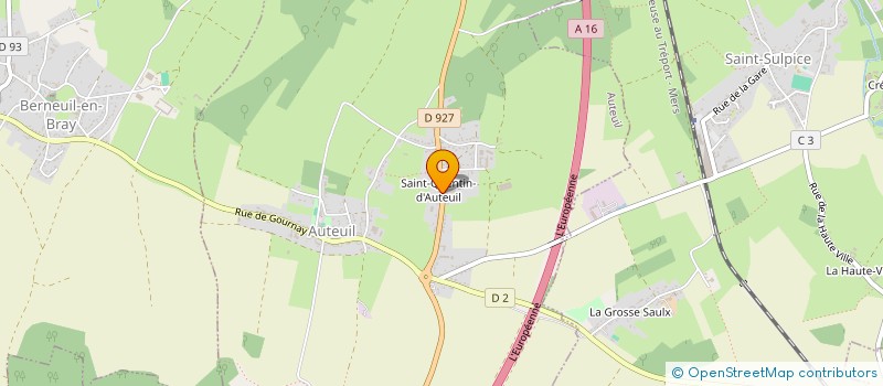 localisation de l'entreprise MONSIEUR PHILIPPE BORDERIE  LA HOUSSOYE