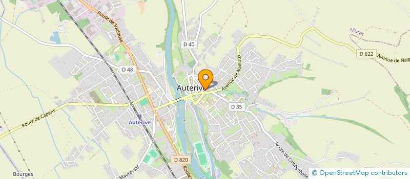 localisation de l'entreprise MONSIEUR PHILIPPE BORDIEU à AUTERIVE