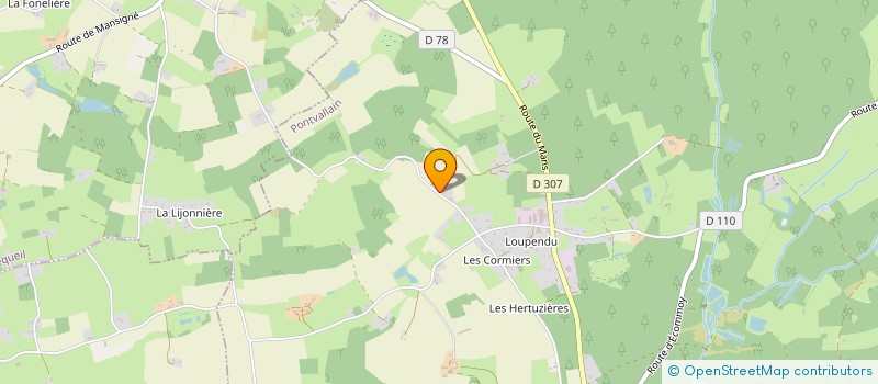 localisation de l'entreprise MONSIEUR PHILIPPE BORGES  PONTVALLAIN