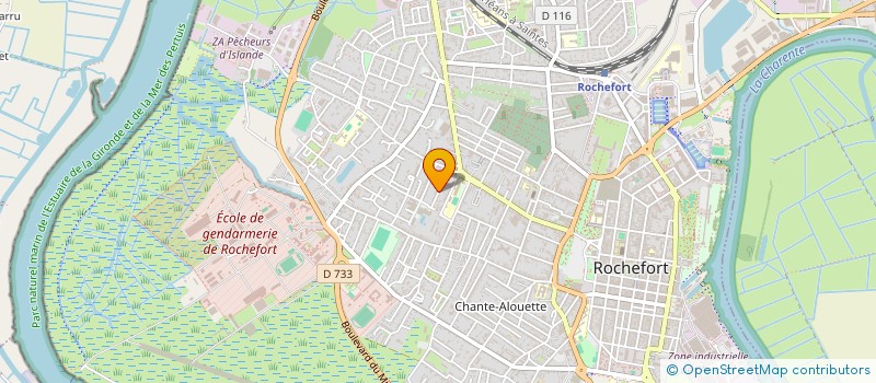 localisation de l'entreprise MONSIEUR PHILIPPE BORIE  ROCHEFORT