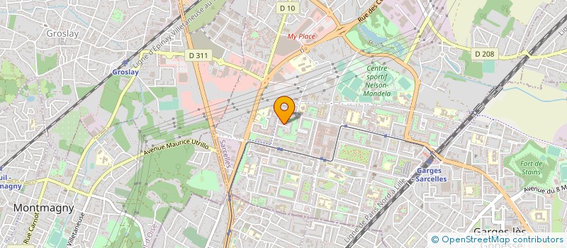 localisation de l'entreprise MONSIEUR PHILIPPE BORNET à SARCELLES