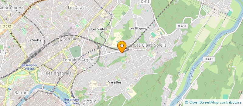localisation de l'entreprise MONSIEUR PHILIPPE BORSOTTI à BESANCON