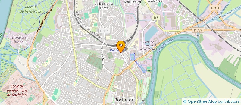 localisation de l'entreprise MONSIEUR PHILIPPE BOSQUIER  ROCHEFORT