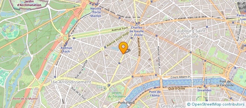 localisation de l'entreprise MONSIEUR PHILIPPE BOSSI  PARIS