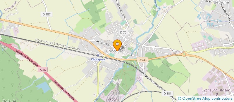 localisation de l'entreprise MONSIEUR PHILIPPE BOTIN  CHOCQUES