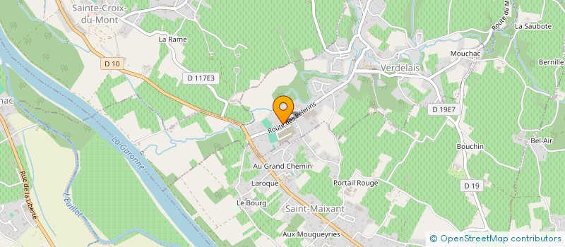 localisation de l'entreprise MONSIEUR PHILIPPE BOUCHARD  VERDELAIS