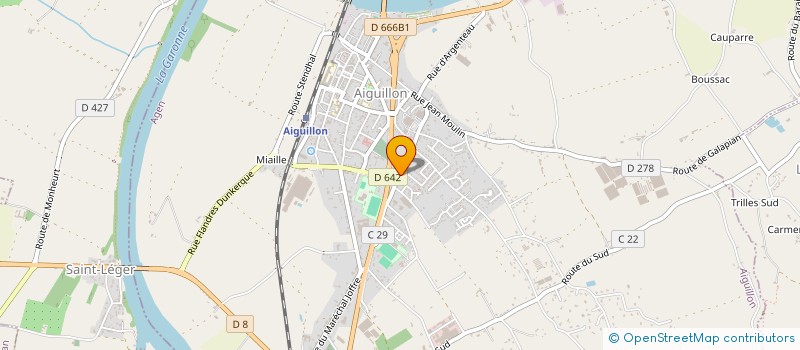 localisation de l'entreprise MONSIEUR PHILIPPE BOUCHE  AIGUILLON