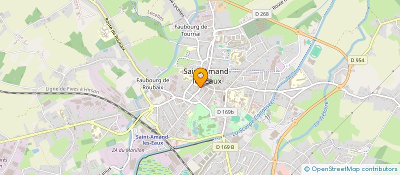 localisation de l'entreprise MONSIEUR PHILIPPE BOUCHER à SAINT-AMAND-LES-EAUX