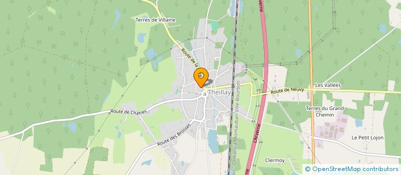 localisation de l'entreprise MONSIEUR PHILIPPE BOUCHER  THEILLAY
