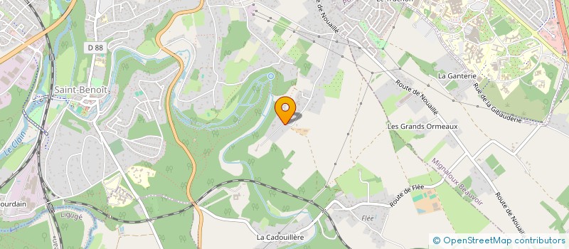 localisation de l'entreprise MONSIEUR PHILIPPE BOUCHET  SAINT-BENOIT