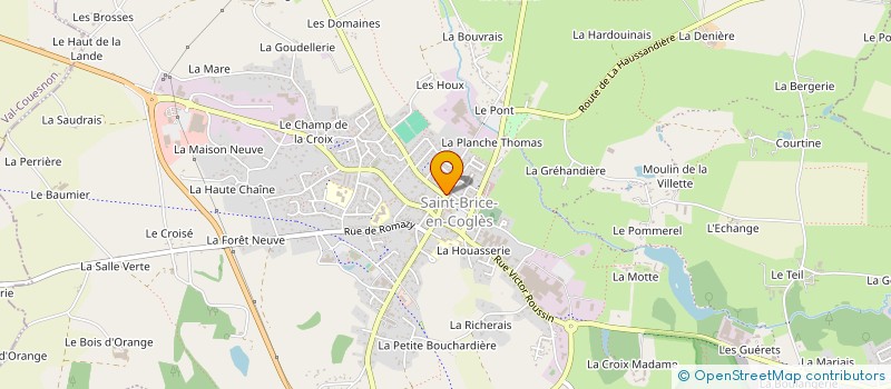 localisation de l'entreprise MONSIEUR PHILIPPE BOUCHEVEREAU  LA FLECHE