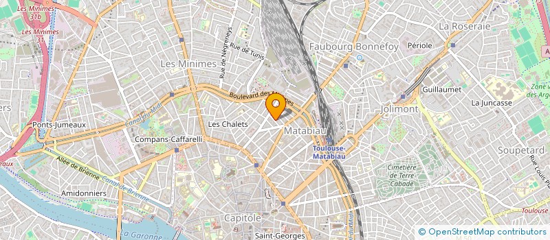localisation de l'entreprise MONSIEUR PHILIPPE BOUDERGUES à TOULOUSE