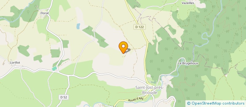 localisation de l'entreprise MONSIEUR PHILIPPE BOUDON  SAINT-JUST-PRES-BRIOUDE