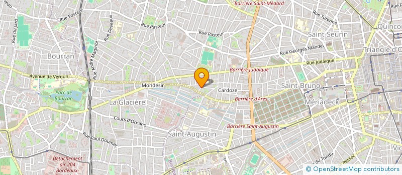 localisation de l'entreprise MONSIEUR PHILIPPE BOUE à BORDEAUX