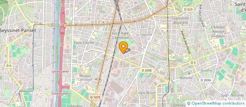 localisation de l'entreprise MONSIEUR PHILIPPE BOUE à GRENOBLE