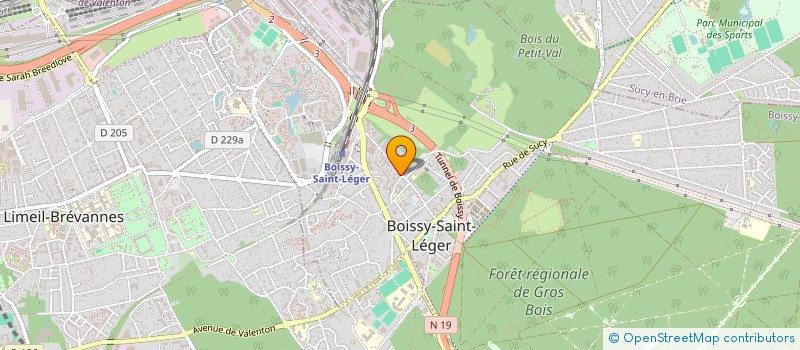 localisation de l'entreprise MONSIEUR PHILIPPE BOUFFARD à BOISSY-SAINT-LEGER