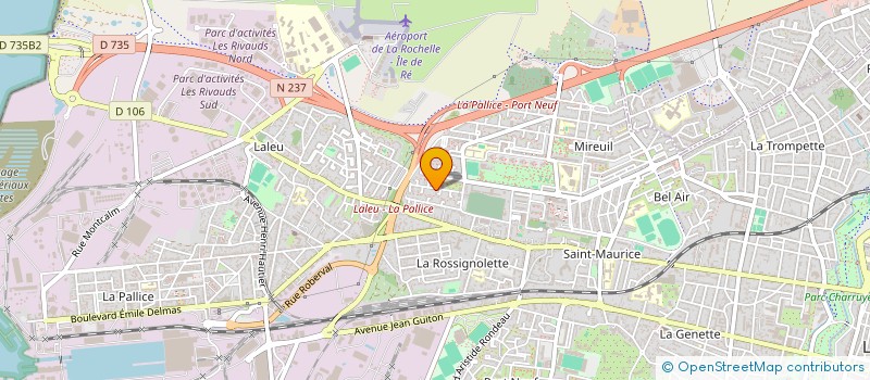 localisation de l'entreprise MONSIEUR PHILIPPE BOUIN à LA ROCHELLE