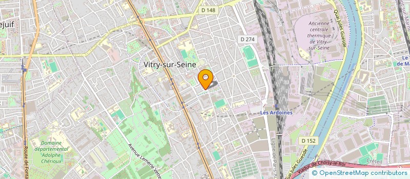 localisation de l'entreprise MONSIEUR PHILIPPE BOUKHABZA à VITRY-SUR-SEINE