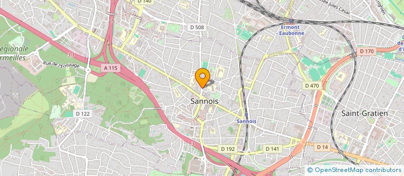 localisation de l'entreprise MONSIEUR PHILIPPE BOULANGER à SANNOIS