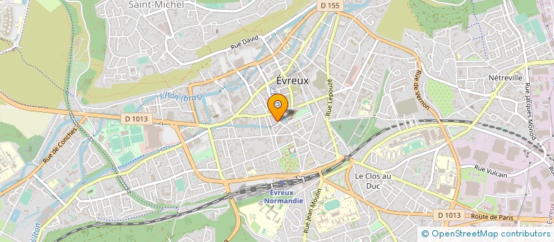 localisation de l'entreprise MONSIEUR PHILIPPE BOULANGER à EVREUX