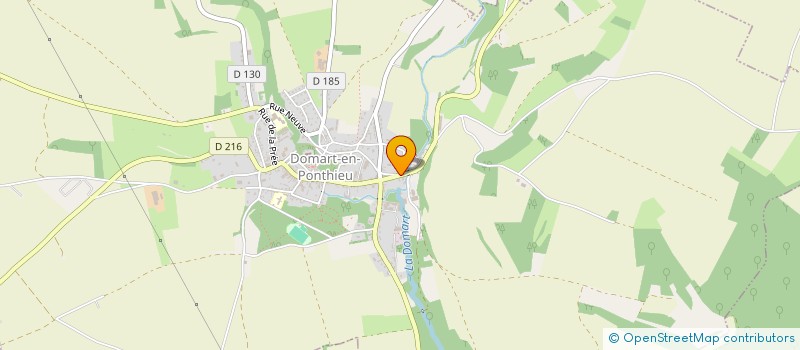 localisation de l'entreprise MONSIEUR PHILIPPE BOULANGER  DOMART-EN-PONTHIEU