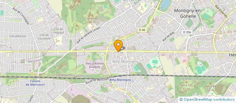 localisation de l'entreprise MONSIEUR PHILIPPE BOULANT à BILLY-MONTIGNY