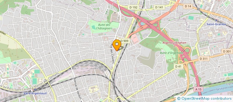 localisation de l'entreprise MONSIEUR PHILIPPE BOULETIER à ARGENTEUIL