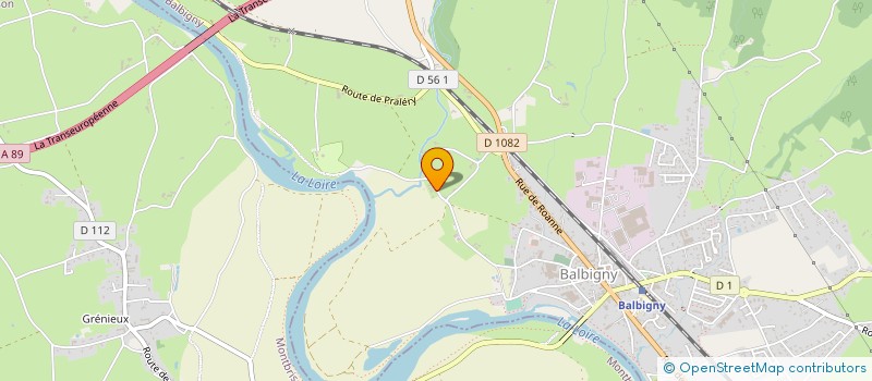 localisation de l'entreprise MONSIEUR PHILIPPE BOULIN à BALBIGNY