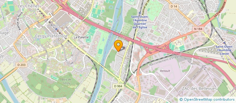 localisation de l'entreprise MONSIEUR PHILIPPE BOULLET  ERAGNY