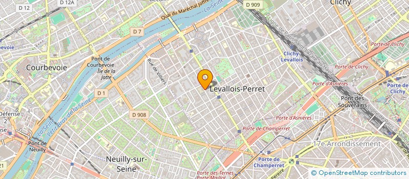 localisation de l'entreprise MONSIEUR PHILIPPE BOULLIER à LEVALLOIS-PERRET